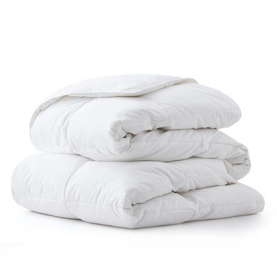 Full Ultra-Soft White Microfiber Goose Down Comforter
