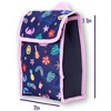 Fast Forward Stitch Kids School Backpack 16" 5PC Lunch Bag Set - 3 of 3