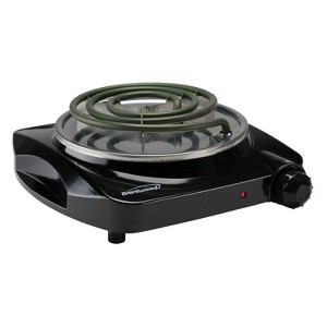 Brentwood 1,200 Watt Single Electric Burner in Black - 1 of 4