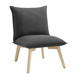 Cason Pillow Chair Gray - Linon