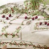 Christmas Table Runner with Emroidered Holly for Christmas Decor & Modern Farmhouse Decor - 3 of 3