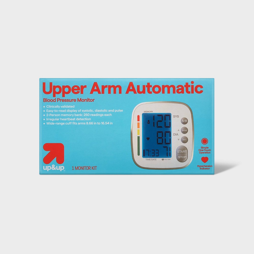 Upper Arm Blood Pressure Monitor - up&up™