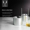 Viski Ice Ball Maker, for Perfect Scotch, Bourbon, Whiskey, Old Fashioned, Fancy Liquor on the Rocks, Cocktail Gift, 55 mm, Aluminum - 2 of 4