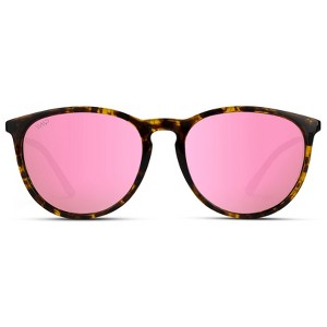 WMP Eyewear Metal Temple Round Polarized Sunglasses - 1 of 4