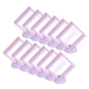 Unique Bargains Transparent PE Material Jewelry Storage Box 12 Pcs - 1 of 4