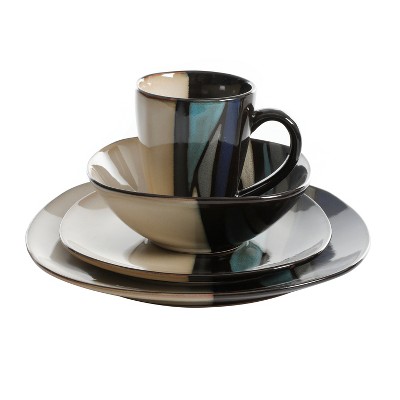 Gibson Elite Althea Multicolor Ceramic 16-Piece Dinnerware Set