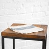 Slickblue Versatile Hand-Spun Cotton Dinner Napkin, 20x20 Inches, Striped Design, Machine Washable, Multiple Colors - 3 of 3