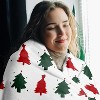 Lomsoe Christmas Flannel Throw Blanket Christmas Decorations Tree Blanket Gifts for Women Men Throw Blankets for Couch Bed. - 4 of 4