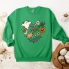 Simply Sage Market Halloween Heart Sweatshirt - M - Grass - 2 of 4