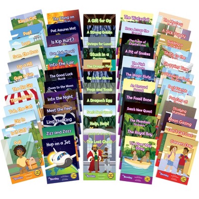 Beanstalk Books Letters & Sounds Fiction Decodables Boxed Set, Set 1 ...