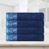 Charming Floral Accent Cotton Towel Set by Blue Nile Mills - 2 of 4