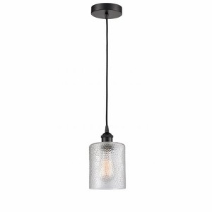 Innovations Lighting Cobbleskill 1 - Light Pendant in  Matte Black - 1 of 1