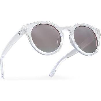 Readerest Polarized Round Sunglasses, UV Light Protection - Clear