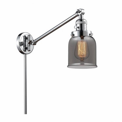 Bell - 1 Light Swing Arm Wall Sconce In Industrial Style-25 Inches Tall and 8 Inches Wide