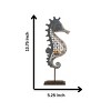 Transpac Metal 13.75 in. Multicolor Spring Sea Horse Tealight Holder - 3 of 3