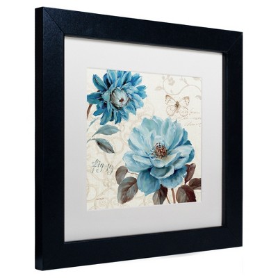 Trademark Fine Art -Lisa Audit 'A Blue Note III' Matted Framed Art