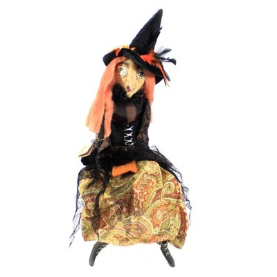 Joe Spencer 33.0" Elfreda Witch Halloween Trick Or Treat Bag  -  Decorative Figurines