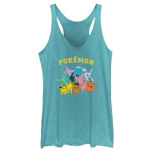 Women's Pokemon Eeveelutions Racerback Tank Top - 1 of 4