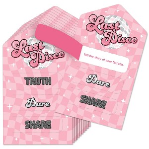 Big Dot of Happiness Last Disco - Bachelorette Party Game Pickle Cards - Truth, Dare, Share Pull Tabs - Set of 12 - 1 of 4