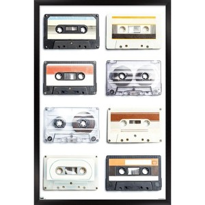Trends International Cassettes Framed Wall Poster Prints - 1 of 4