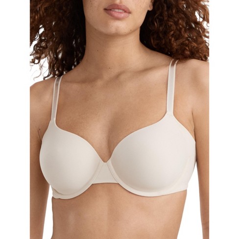 40D Womens White Warners Plus Underwire Contour Bras - Underwear