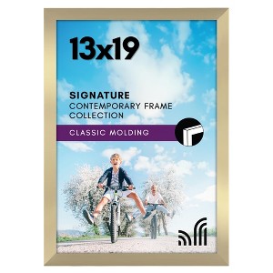 Americanflat Picture Frame with shatter-resistant glass - Wall Mounted Horizontal and Vertical Formats - 1 of 4