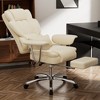NicBex Adjustable Office Chair with High Backrest,Leather Ergonomic Computer Chair with Footrest,Large Desk Chair for Adult,Student - 2 of 4