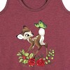 Women's - Disney - Christmas Botanical Butterfly Graphic Racerback Tank - 2 of 4