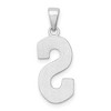 Black Bow Jewelry Sterling Silver, Sami Collection, Textured Block Initial S Pendant - 3 of 4