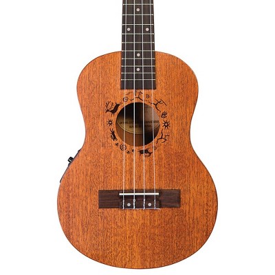 Flight DUT 34 CEQ Tenor Acoustic-Electric Ukulele Natural