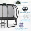 NAYSAYE Trampoline 16FT with Upgraded Composite Basketball Board for Outdoor Play, Black, 192.00"*106.30"*213.80" - 4 of 4