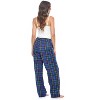 Casual Nights Women's Flannel Pajama Sleep Pants, Super Soft Plaid Pjs Bottoms - 3 of 4