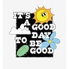 Positive Vibes It’s Good To Be Good Adult Long Sleeve Hoodie - 2 of 2