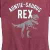 Women's - Instant Message - Auntie-Saurus Short Sleeve Graphic T-Shirt - 2 of 4