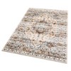Vintage Washable Rug, Non-Slip Low-Pile Oriental Floral Carpet for Living Room and Bedroom - 4 of 4