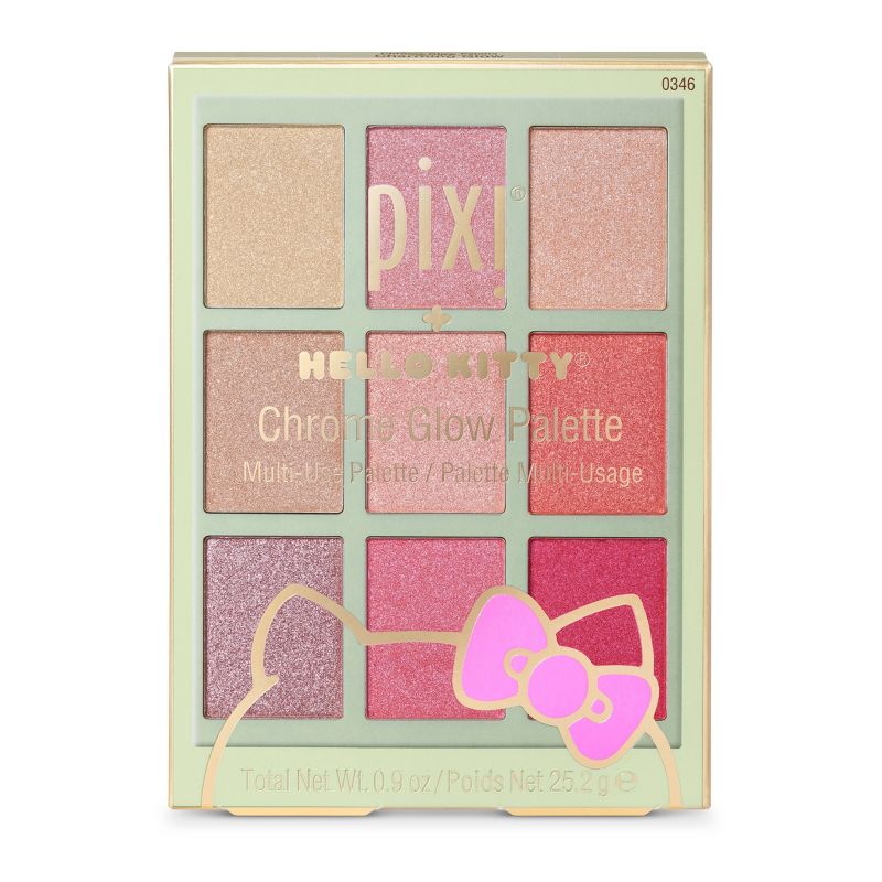 Pixi + Hello Kitty Chrome Glow Palette - 0.9oz, 3 of 22