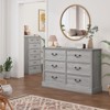 6 Drawers Dresser for Bedroom, Wood Dresser Chest of Drawers Organizer Storage - 3 of 4