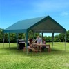 Carport, Heavy Canopy Duty, Car Canopy, Outdoor Storage Shed, Waterproof Portable Garage,for Car, Party, Grey - 3 of 4