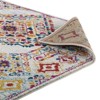 Modway Entourage Khalida Distressed Vintage Floral Lattice 5x8 Area Rug, Ivory, Blue, Orange, Yellow, Red - 4 of 4