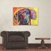 Trademark Fine Art -Dean Russo 'Tilt Dachshund Love' Canvas Art - 3 of 3