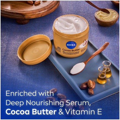 NIVEA Cocoa Butter Body Cream for Dry Skin - 16oz_5