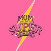 Women's Design By Humans Mom is My Super Hero Lightning Bolt By BlackBerry55 Racerback Tank Top - 2 of 2