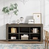 Tribesigns 62.99-Inch Wooden Console Table with 6 Storage Cubes - 4 of 4
