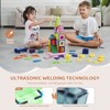 VEVOR Magnetic Tiles, Magnetic Building Blocks, Magnet Building Set with 2 Car Bases & 26 Digital Cards,Toys for Toddlers Boys Girls Aged 5+ - 3 of 4