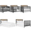 Dream On Me Kai Convertible Crib - Matte Black - image 3 of 3