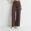 Women's High Rise Mini Patch Pocket Wide Leg Jean - JBD. - 3 of 4