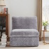 Ergonomic Corduroy Bean Bag Chair for Adults, Oversized Memory Foam Floor Sofa for Living Room, Bedroom or Game Room-The Pop Home - 2 of 4