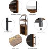 Corner Bar Cabinet with Glass Holder, Industrial Wine Cabinet with Adjustable Shelf, Liquor Cabinet Bar Cabinet, Corner Display Cabinet - 4 of 4