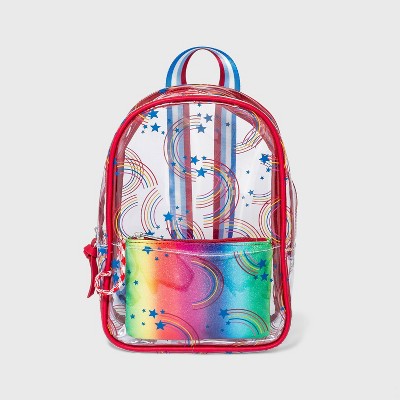 holographic mini backpack target Limited Too Purple Pink Star or Pink Hologra  Romes Finds Pink Small Clear Backpack Target