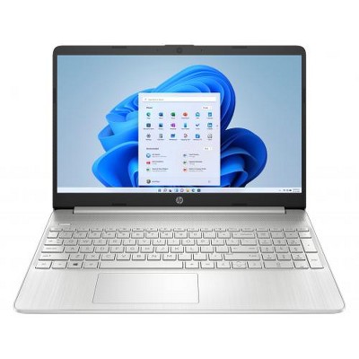 HP 15 Series 15.6" Touchscreen Laptop Intel Core i3-1115G4 8GB RAM 256GB SSD Natural Silver - 11th Gen i3-1115G4 Dual-core